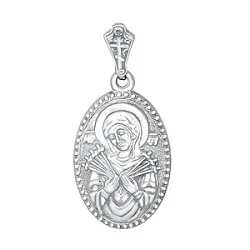 Иконка нательная,  Серебро 925 90-63-0132-00 Иконка нательная,  Серебро 925 90-63-0132-00