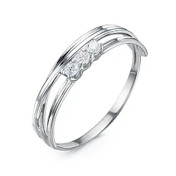 Кольцо Золото 585, Фианит б1104813 Кольцо Золото 585, Фианит б1104813