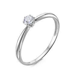 Кольцо Золото 585, Фианит б1101514 Кольцо Золото 585, Фианит б1101514